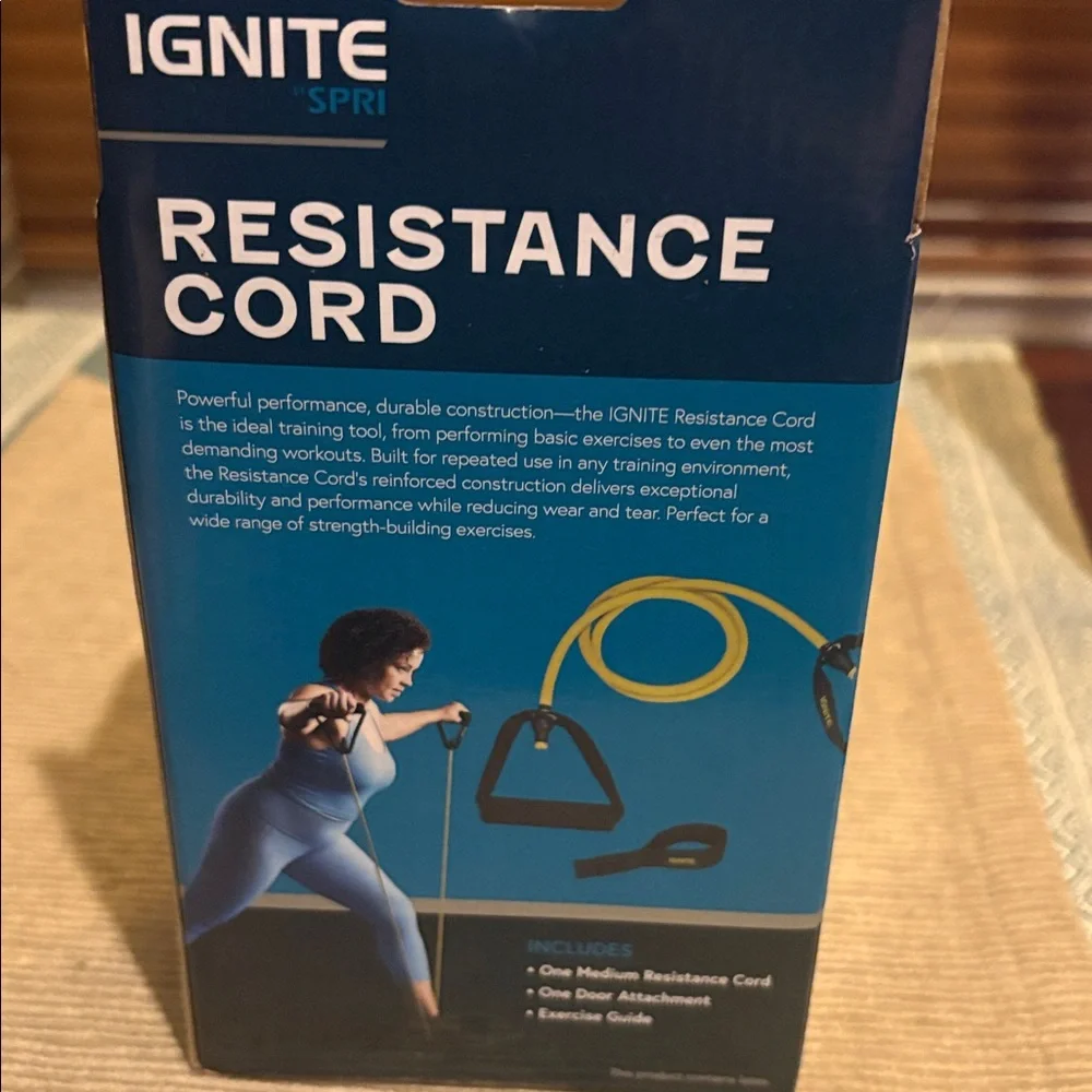 IGNITE SPRI Resistance Cord - Blue/Yellow - Picture 3 of 4